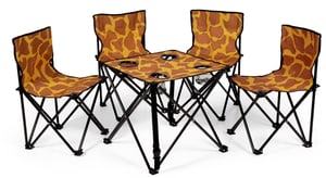 Camping-Sitzgarnitur Giraffe 5er Kids