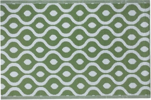 Outdoor Teppich grün 120 x 180 cm zweiseitig PUNE