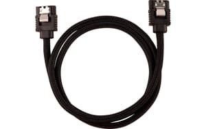 SATA3-Kabel Premium Set Schwarz 60 cm
