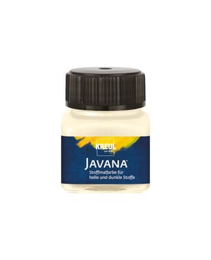 KREUL Javana Stoffmalfarbe für helle und dunkle Stoffe Vanille 20 ml