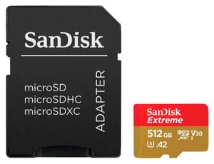 Extreme 190MB/s microSDXC 512GB