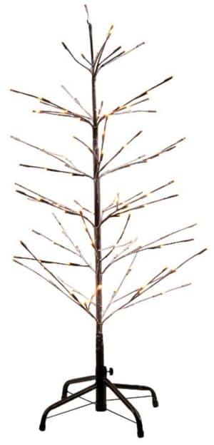 Baum Issac, 120 cm, 110 LEDs, Braun