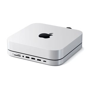 USB-C Alu Stand & Hub m.SSD Fach per M1 Mac Mini