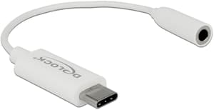 Adaptateur USB 3.1 Audio Prise USB-C - jack 3,5 mm, blanc