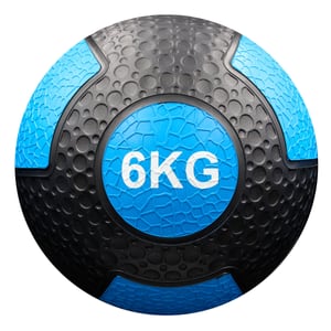 Gewichtsball Medecine Ball aus strapazierfähigem Gummi | 6 KG