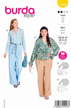 Schnittmuster, Bluse