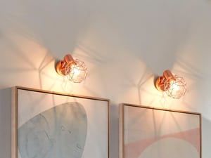 Set di 2 lampade da parete metallo rame CHENAB