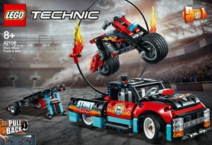 Technic  42106 Truck e moto dell