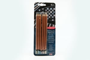6 crayons Derwent Metallic Pastel