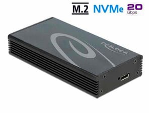 Externes Gehäuse USB-C 3.2 Gen2x2 für M.2 NVME SSD