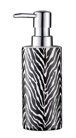 Seifenspender Zebra schwarz-weiss