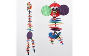 Pièces découpées en caoutchouc mousse Cercles 1000 pièces, Multicolore