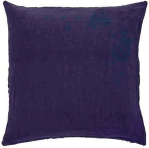 Cuscino in lino 50 cm x 50 cm, blu reale