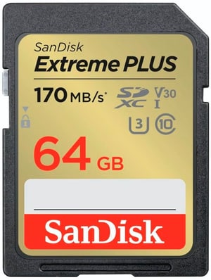 SDXC Extreme PLUS 64GB (R170MB/s)
