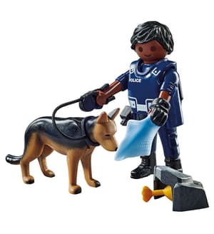 Playmobil 71162 Polizist mit Spürhun