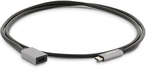 Adaptateur USB 3.1 USB-C - USB-C 1 m de rallonge gris espace
