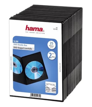 Hama Pochettes de protection pour CD/DVD, paquet de 100 Boîtier vide pour  médias optiques – acheter chez
