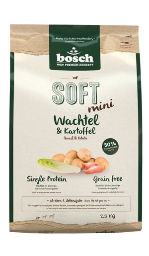Soft Mini Wachtel & Kartoffel, 2.5 kg