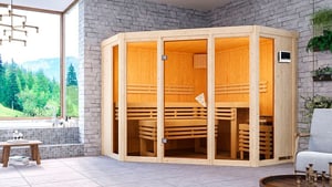 Sauna Alcinda entrée d'angle