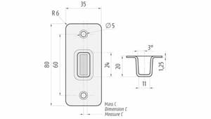 Cuvettes du sol PLANET BM ø 10 mm étroite