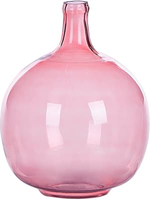 Vaso da fiori vetro rosa 31 cm CHAPPATHI