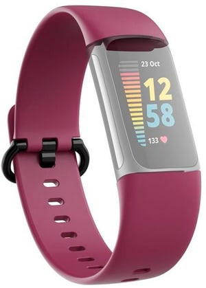 Bracelet pour Fitbit Charge 5, Bordeaux