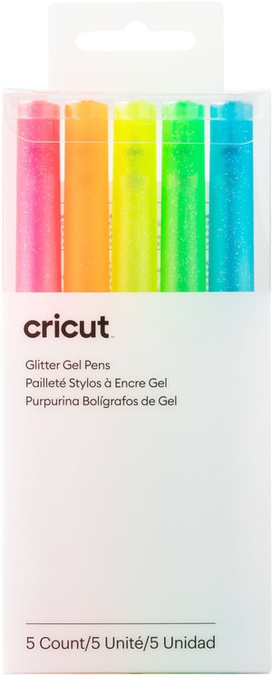 Stifteset Glitter Neon 5 Stück