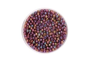 Perle di rocailles arcobaleno 2.6mm 17g lilla