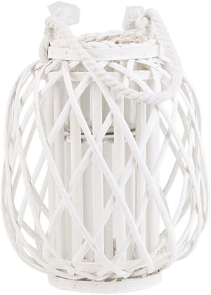 Lanterne blanche de 30 cm MAURITIUS
