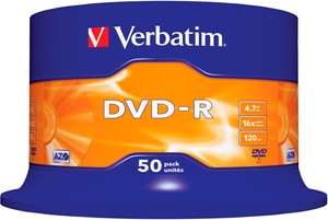 DVD-R 4.7 GB, Spindel (50 Stück)