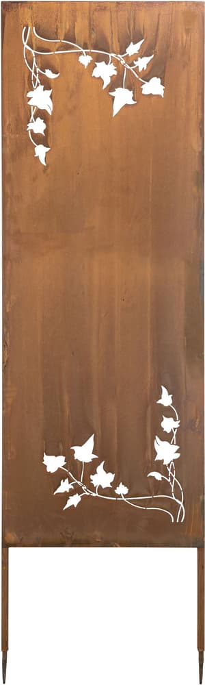 Paravent enfichable «Hedera», 60 x 160 cm, rouille