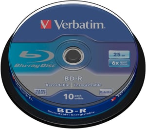 BD-R 25 GB, fuso (10 pezzi)