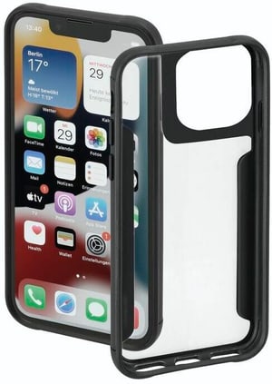 Metallic Frame Apple iPhone 14 Pro Max, Transparent/Schwarz