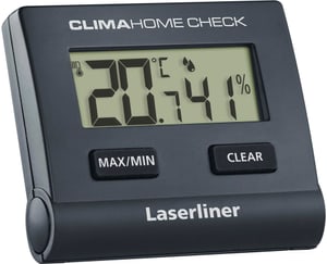 Thermo-/Hygrometer ClimaHome-Check Black Digital
