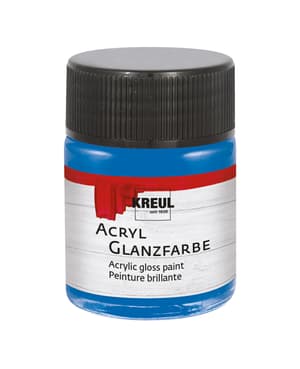 KREUL Acryl Glanzfarbe Blau 50 ml