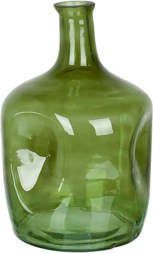 Vaso da fiori vetro verde oliva 30 cm KERALA