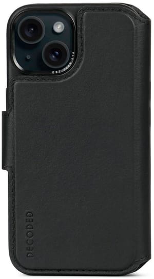 Detachable MagSafe Leather Wallet - iPhone 15 / Schwarz