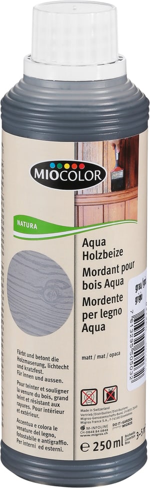 Aqua Holzbeize Grau 250 ml