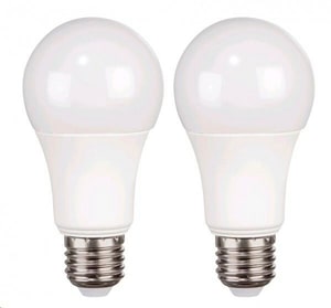 Lampe LED, E27, 1521lm remplace une lampe à incandescence 100W, blanc chaud, 2 pièces