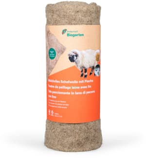 Feutre de paillage en laine de mouton 2,5 x 1,1 m