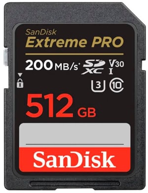 Extreme Pro 200MB/s SDXC 512GB