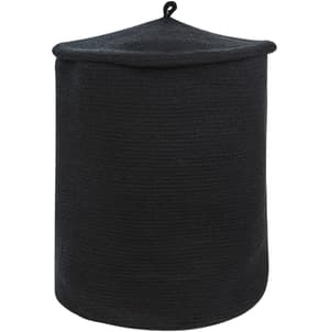 Panier en coton noir  44 cm SILOPI