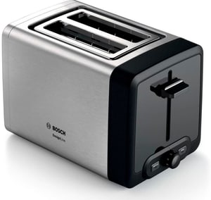 Toaster DesignLine Schwarz/Silber