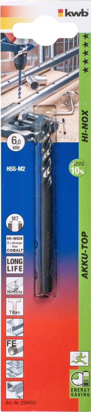 Hi-Nox HSS M2, ø 6.0 mm