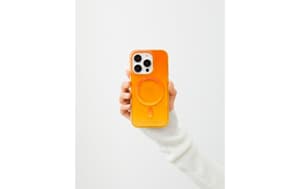 Back Cover Clear Case iPhone 14/13 Orange