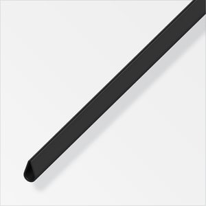 Profilo cornice 15 mm PVC nero 1m