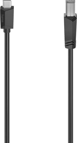 Câble USB, mâle USB-C - mâle USB-B, 1.5m