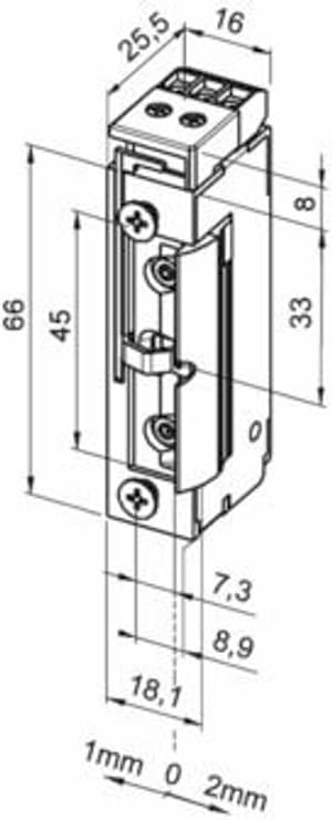 Apriporta elettrici EFF-EFF 118 FRR FaFix con cricca a raggio