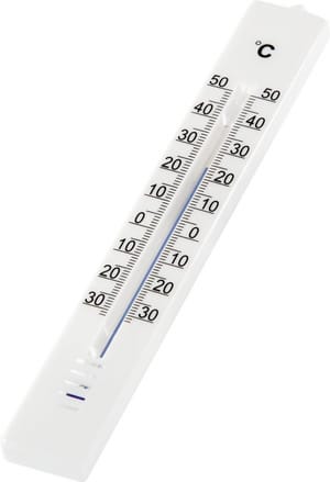 Thermomètre intérieur/extérieur, 18 cm, analogique