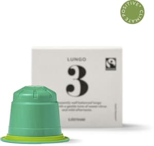 N° 3 capsules de café Lungo, paquet de 10